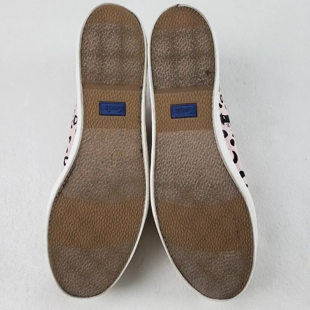Keds Betty & Veronica Triple Kick Sneakers Pink Leopard Womens 9.5 Lace Up Shoes